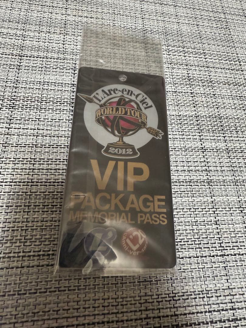 VIPパス WORLD tour 2012 ラルク L'Arc