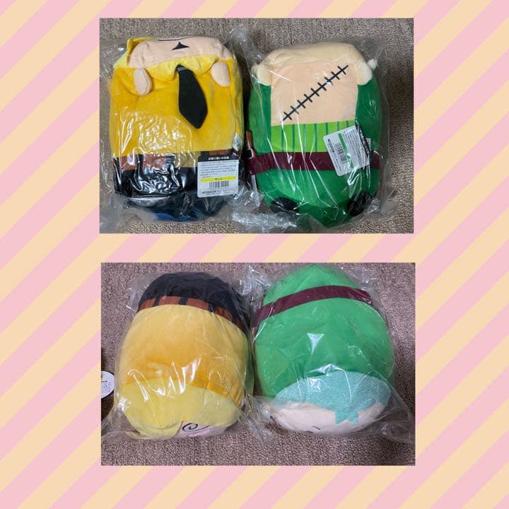 ぬいセット（ゾロ、サンジ、おそばマスク）