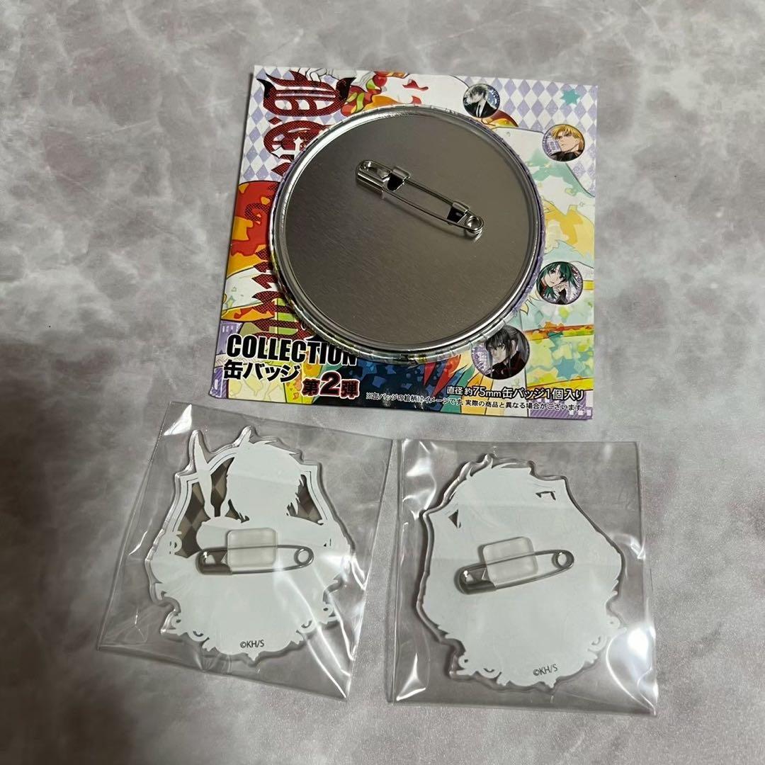 D.Gray-man① Dグレ アレン 缶バッジ アクリルバッジコレクション①