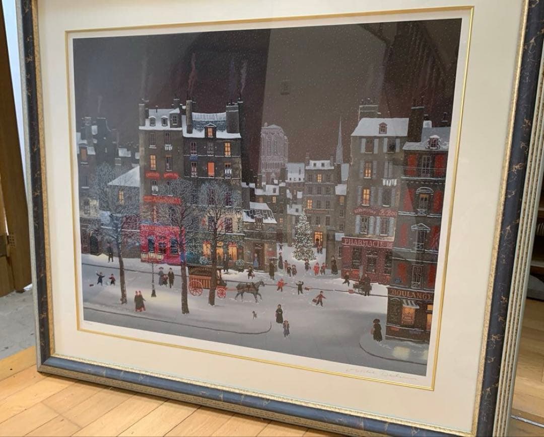 ミシェルドラクロア　クリスマスの休日　シルクスクリーン