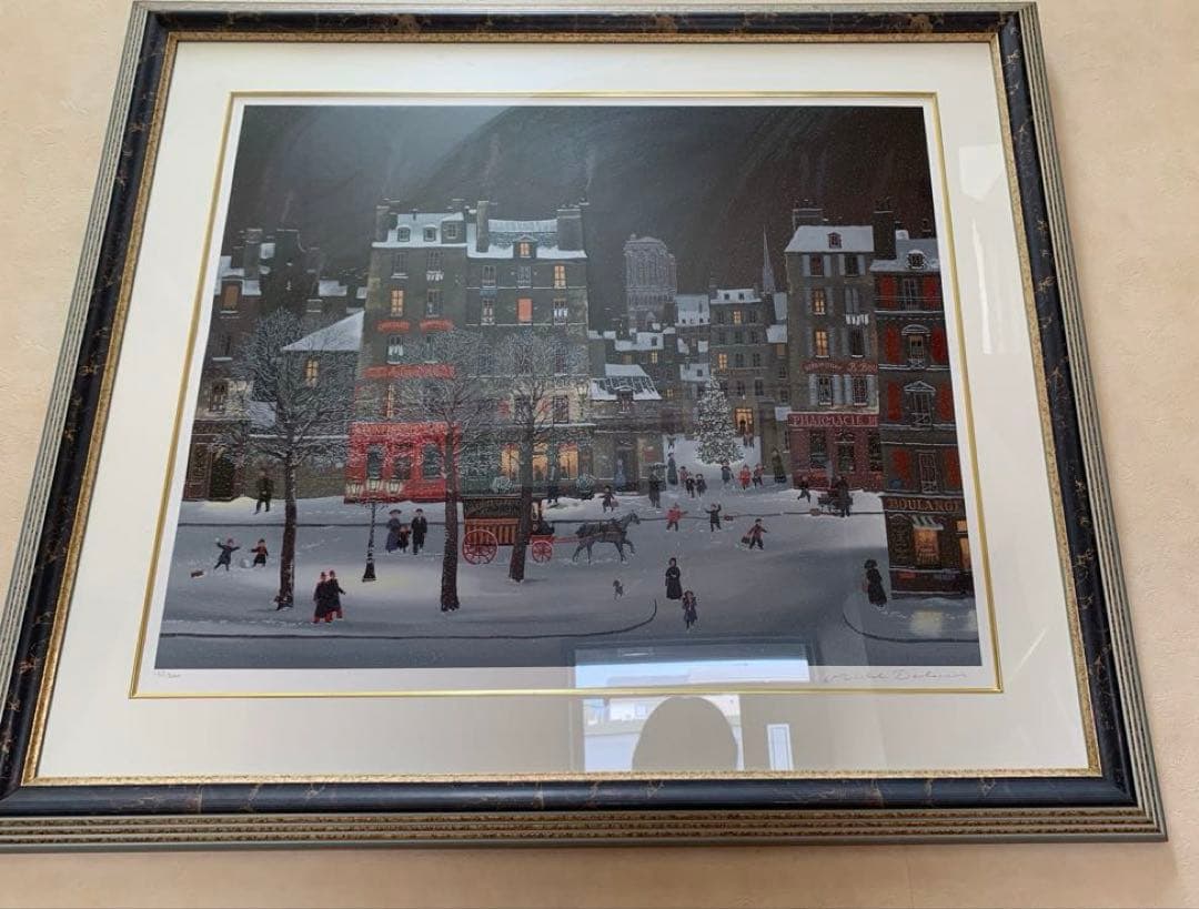 ミシェルドラクロア　クリスマスの休日　シルクスクリーン