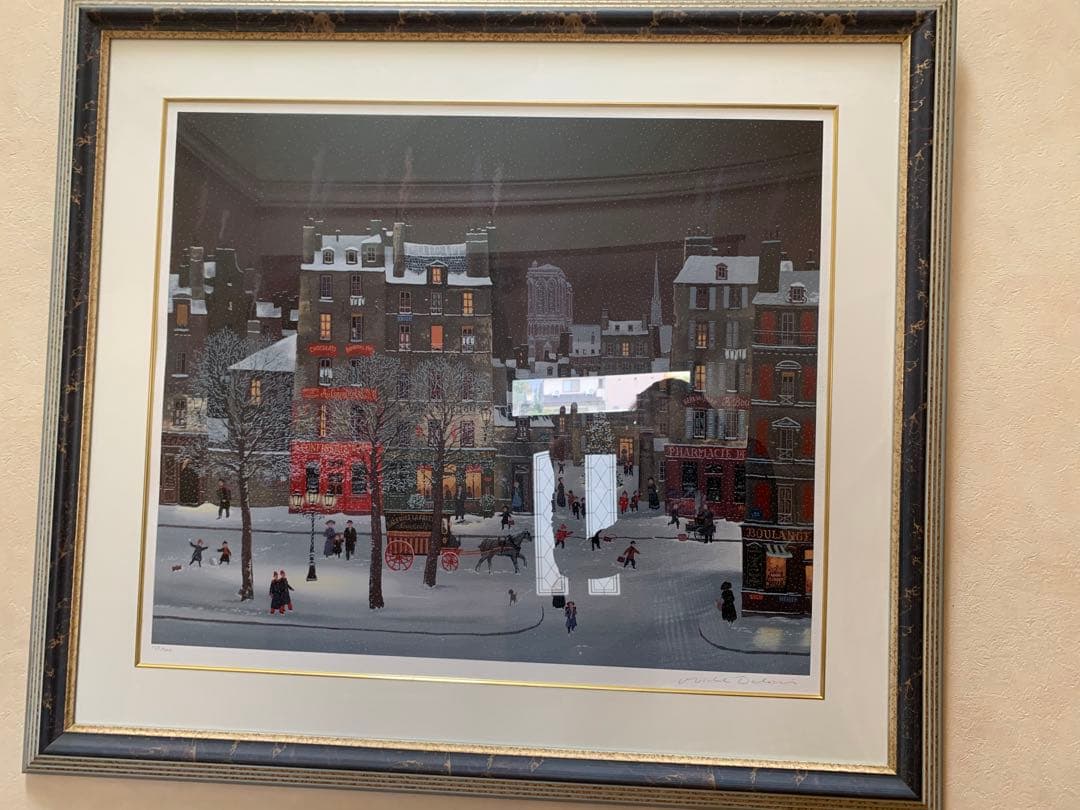 ミシェルドラクロア　クリスマスの休日　シルクスクリーン