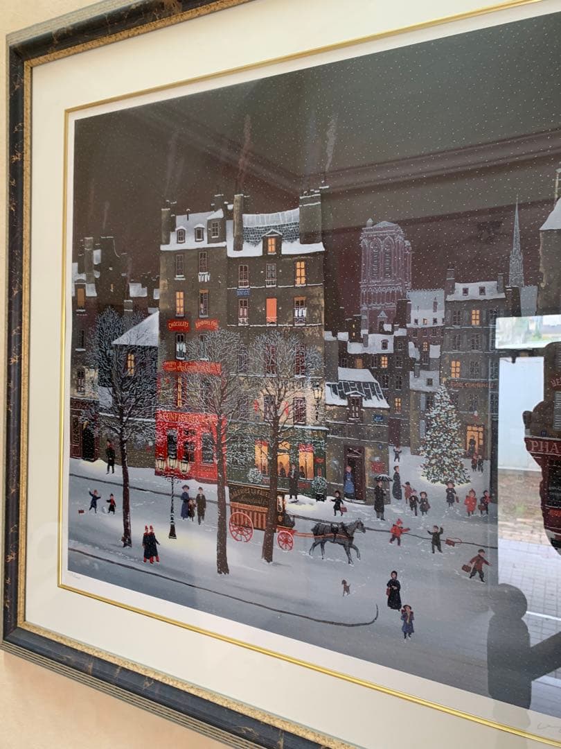 ミシェルドラクロア　クリスマスの休日　シルクスクリーン