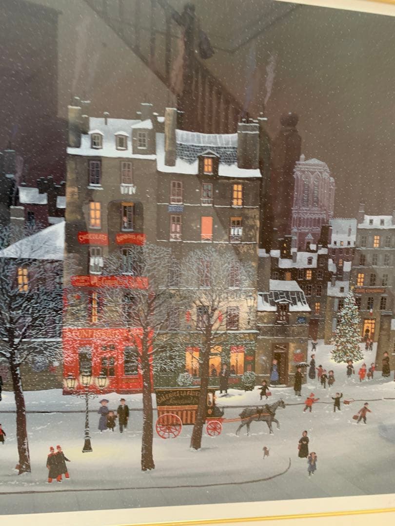 ミシェルドラクロア　クリスマスの休日　シルクスクリーン