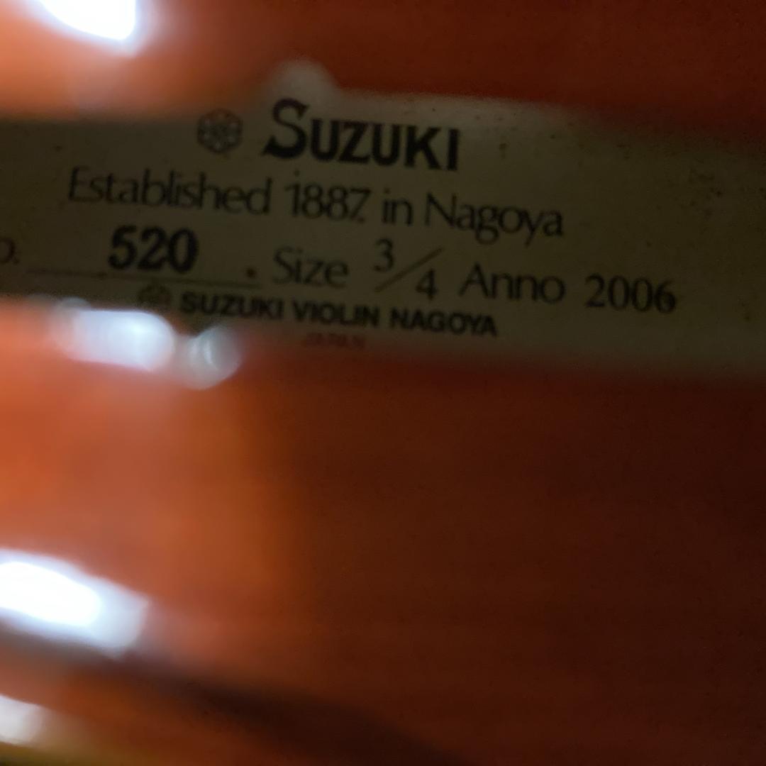 SUZUKI No.520 3/4 バイオリン　スズキ