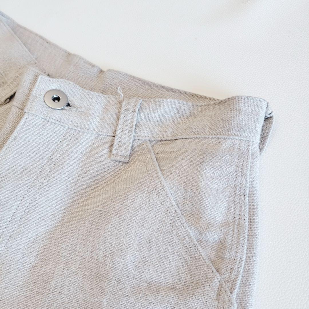 FUMIKA UCHIDA　ペインターパンツ　フミカウチダ　ベージュ　リネン