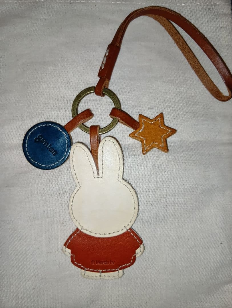 genten ゲンテン ミッフィー レザーチャーム ワクワクチャーム