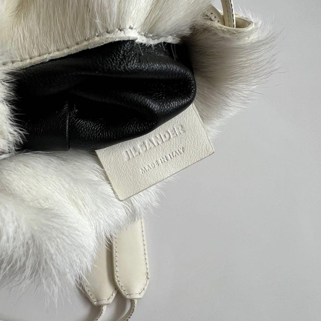 新品 JIL SANDER FUR MINI SHOULDER BAG