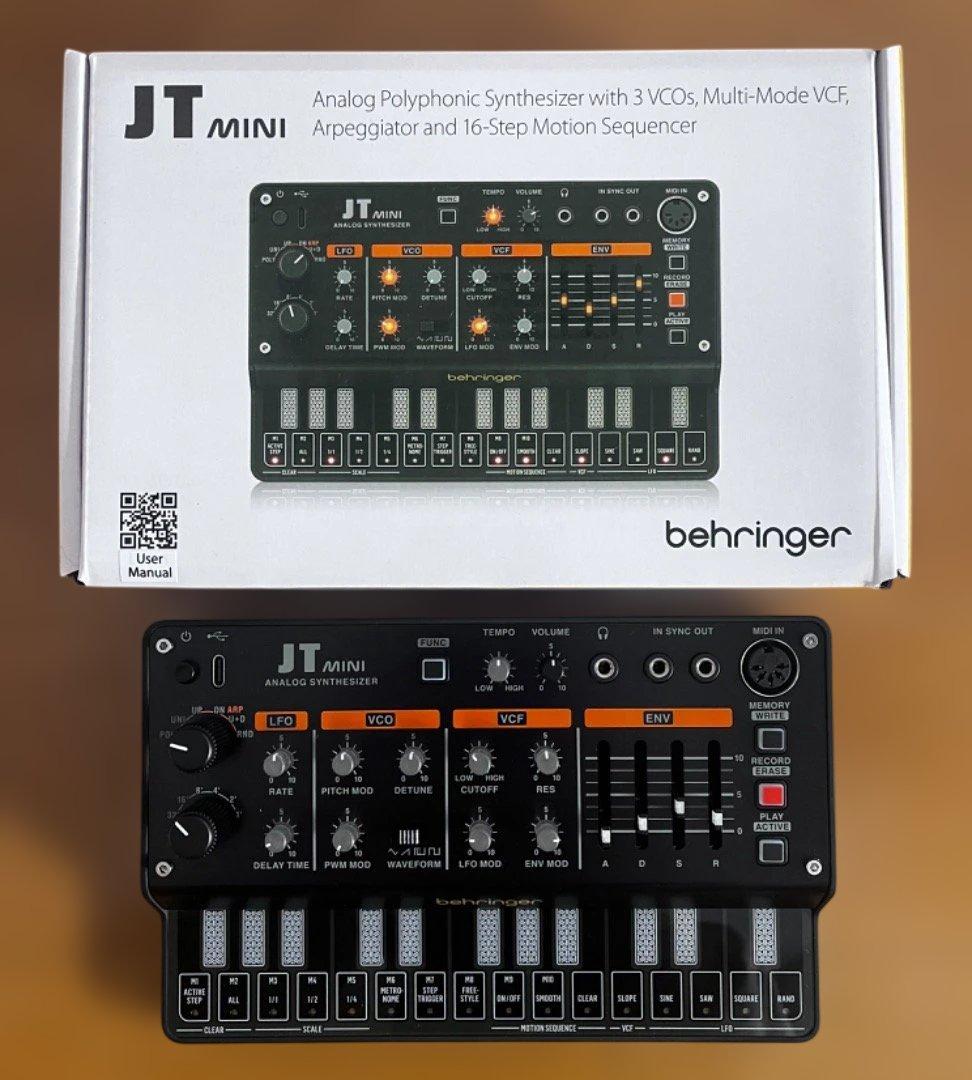 t*o様 BEHRINGER JT MINI アナログシンセサイザー・シーケンサ