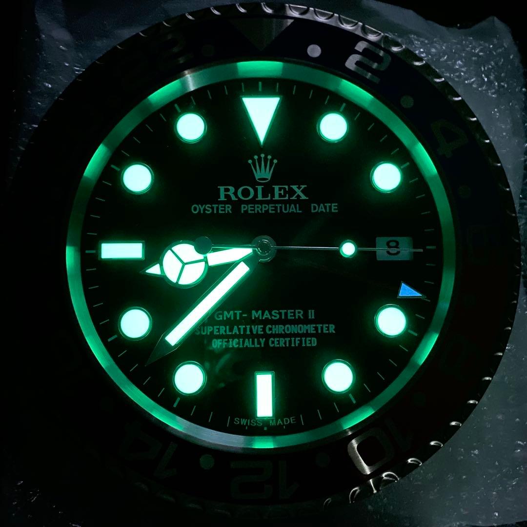 海外販促品　新品　GMTマスターII　ペプシ　ロレックス　掛け時計