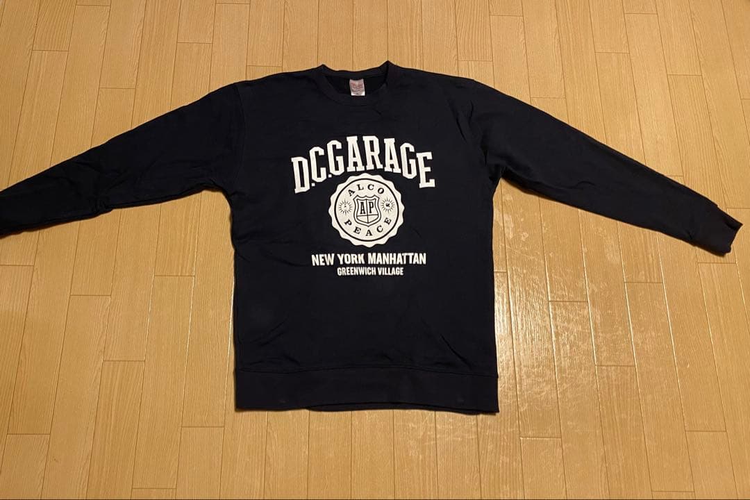 TBSラジオアルコ&ピースD.C.GARAGE ネイビー スウェットシャツ