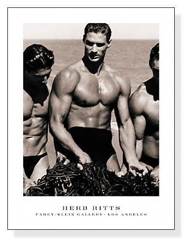 額装品/Men with Kelp（ハーブ リッツ）/アートポスター