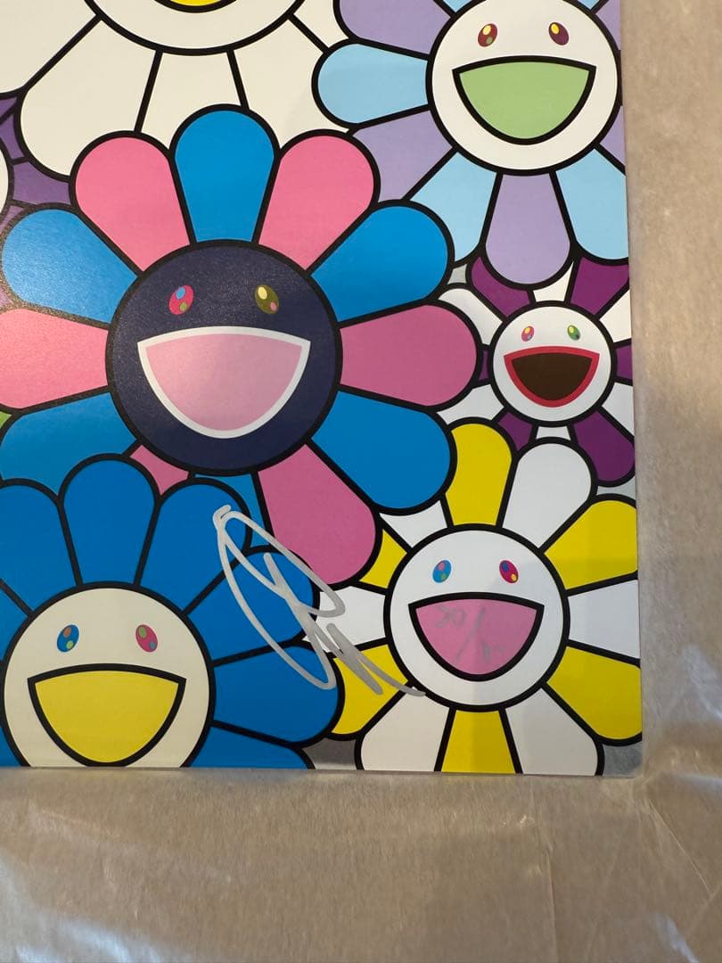 村上隆 「天国への階段から見えるお花畑」Ed.300 サイン入り版画 ポスター