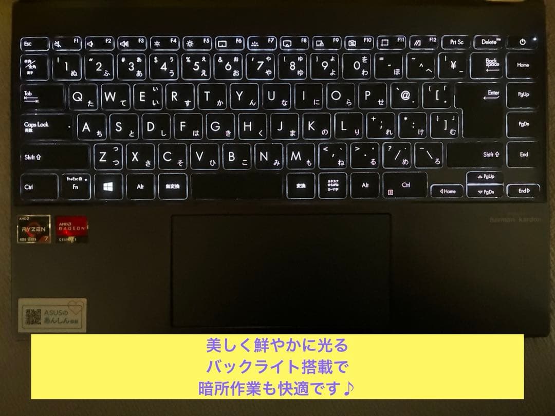 訳あり！asus zenbook UM425l Ryzen7機　Office