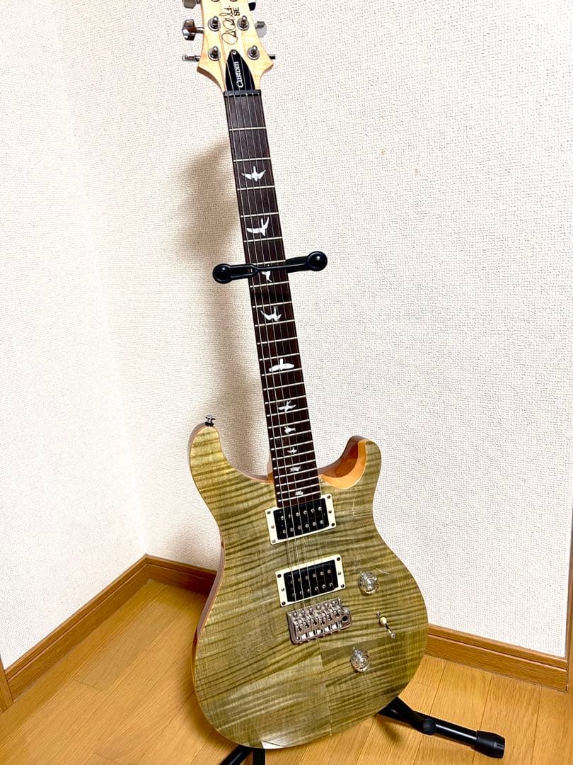 ギター PaulReedSmith SE Custom24 Trampas Green