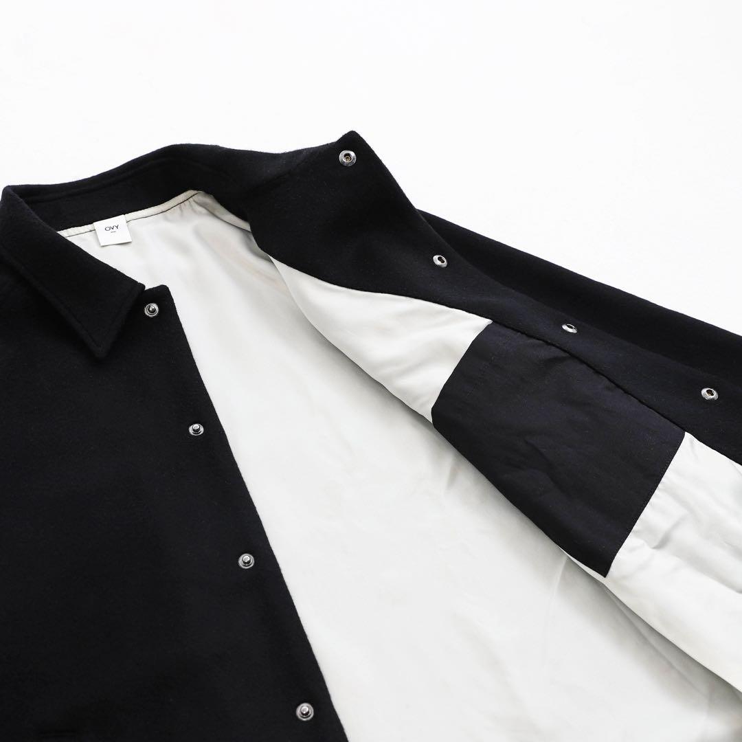 ジャケット・アウター OVY SingleShort Beaver Wool Coach Jacket