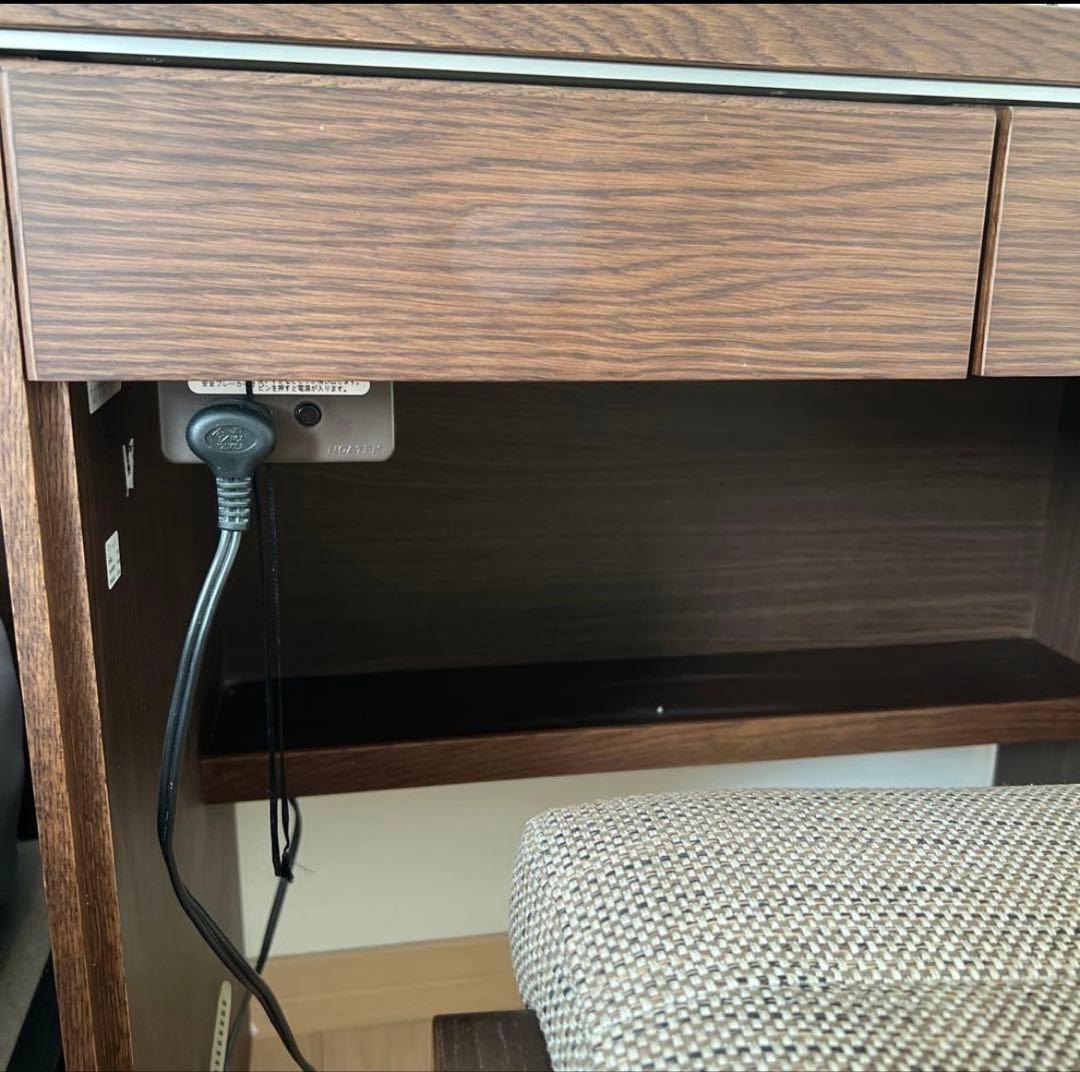 美品　karimoku ドレッサー　三面鏡