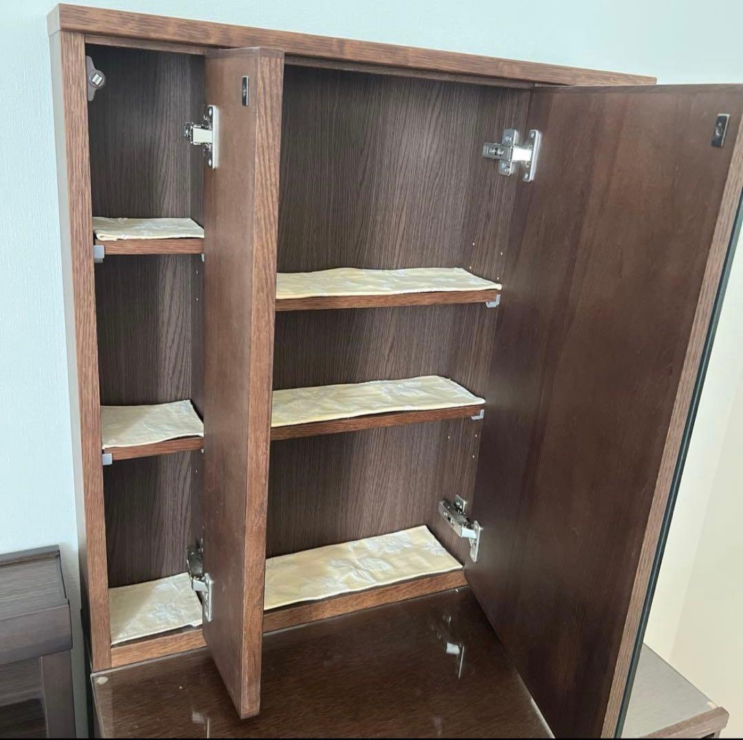 美品　karimoku ドレッサー　三面鏡