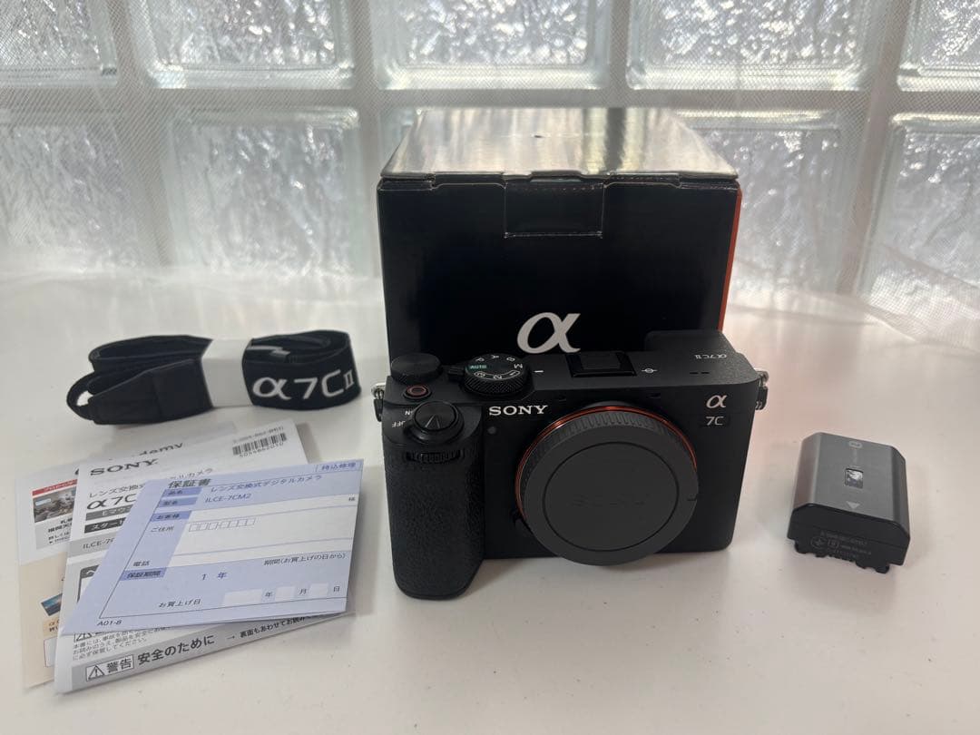 美品SONY α7CII ILCE-7CM2 ボディ ブラック