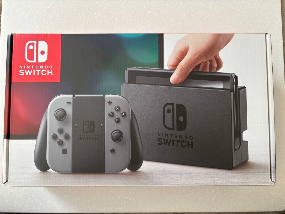 ニンテンドー Swich グレー 本体 付属品 充電スタンド付き