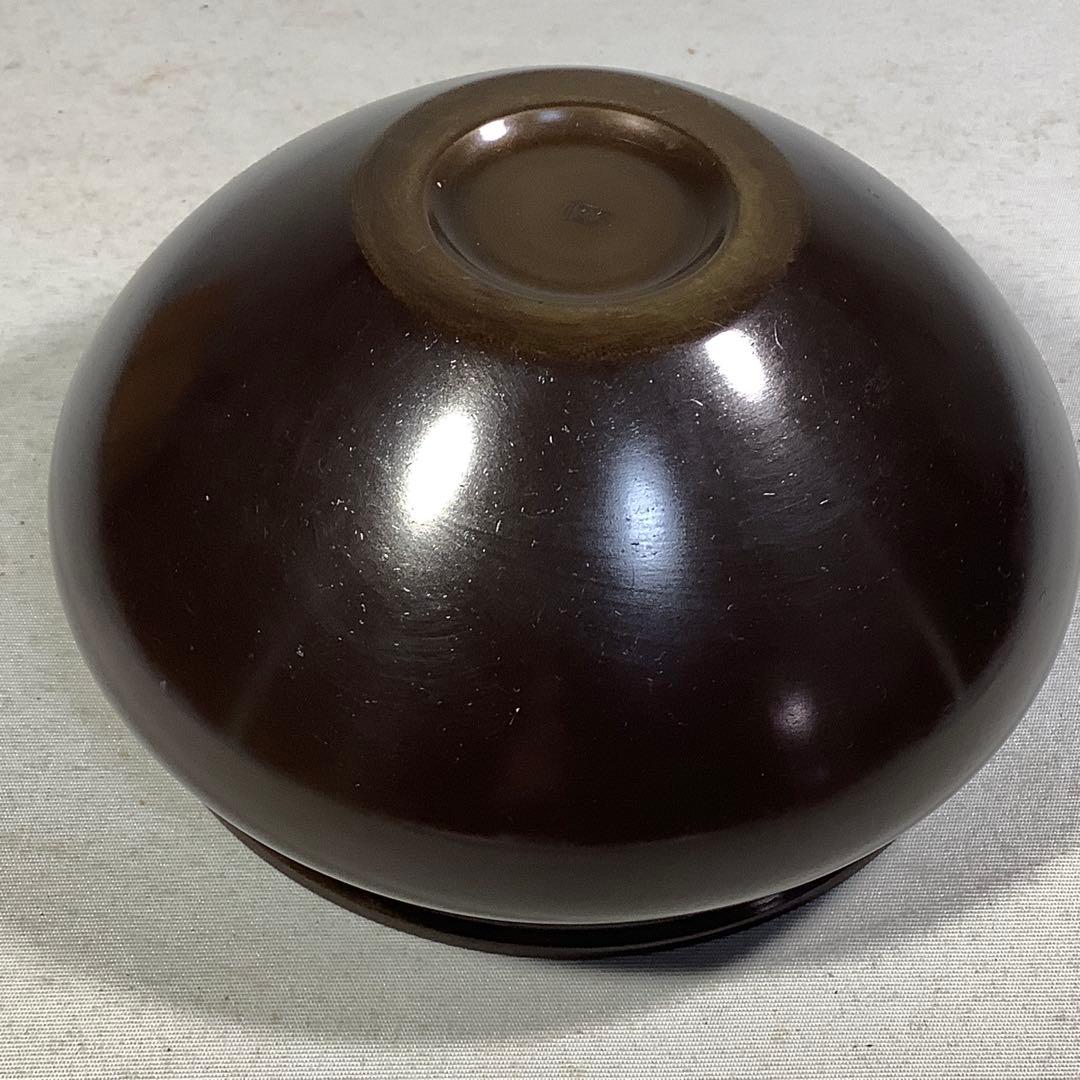 唐銅　唐草彫　建水　福島宗秀　茶道具　送料無料