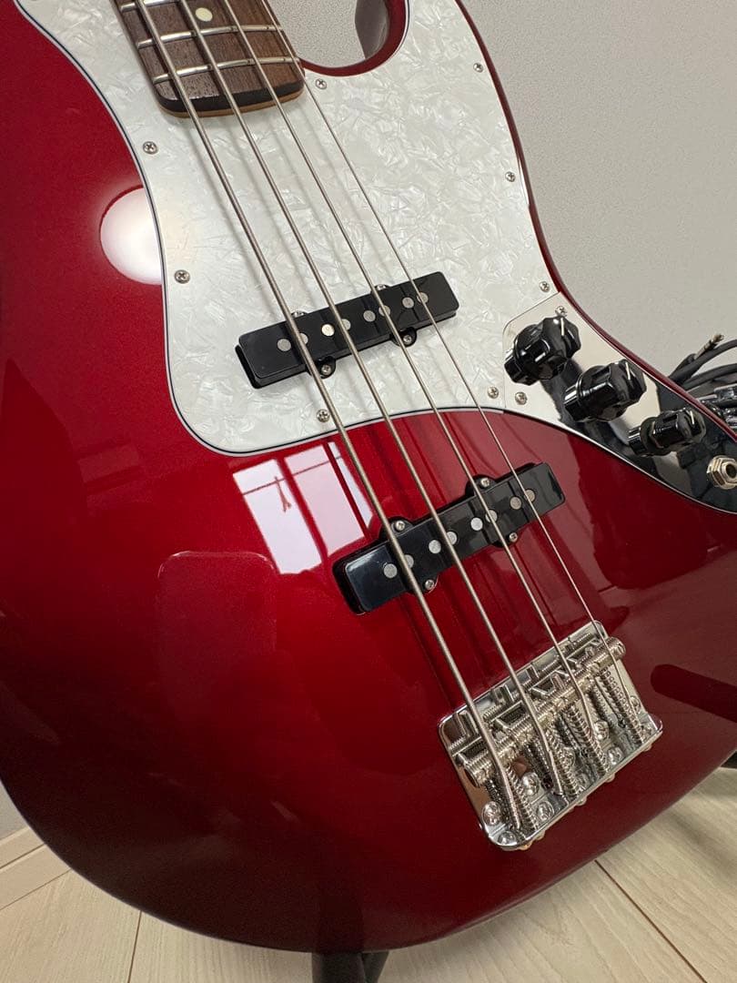 赤　grecoエレキベース　アコギ　未使用