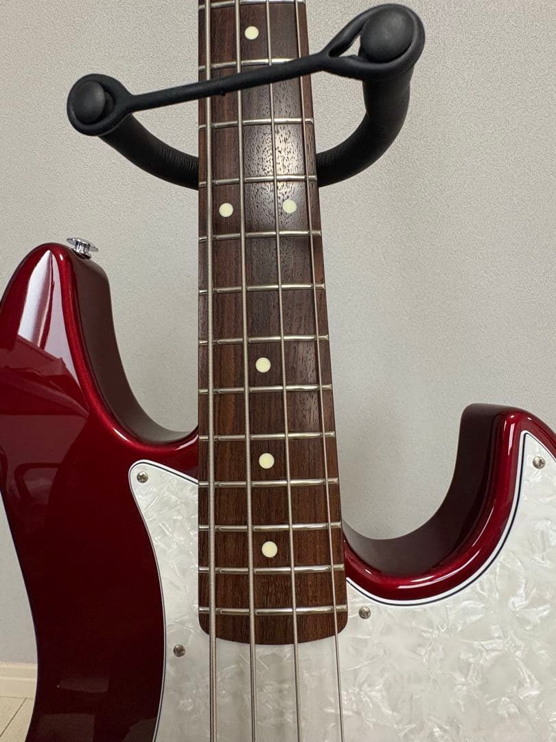 赤　grecoエレキベース　アコギ　未使用