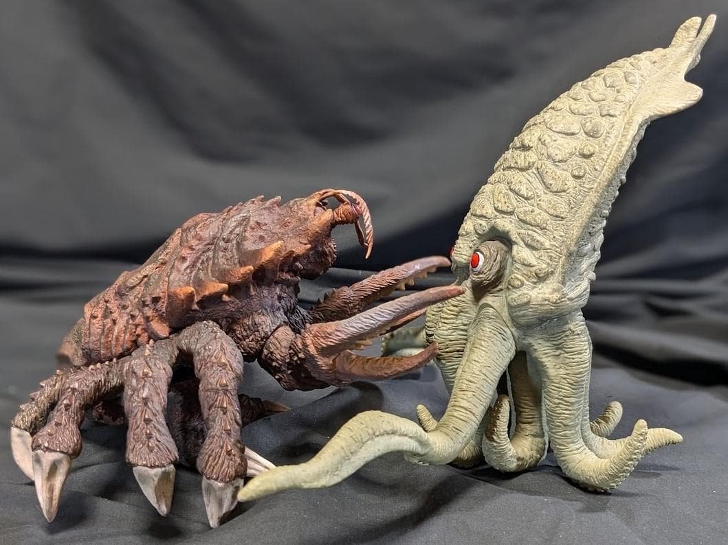 大怪獣シリーズ東宝怪獣総進撃 ゲゾラ＆ガニメ（バンダイミュージアム）２体セット