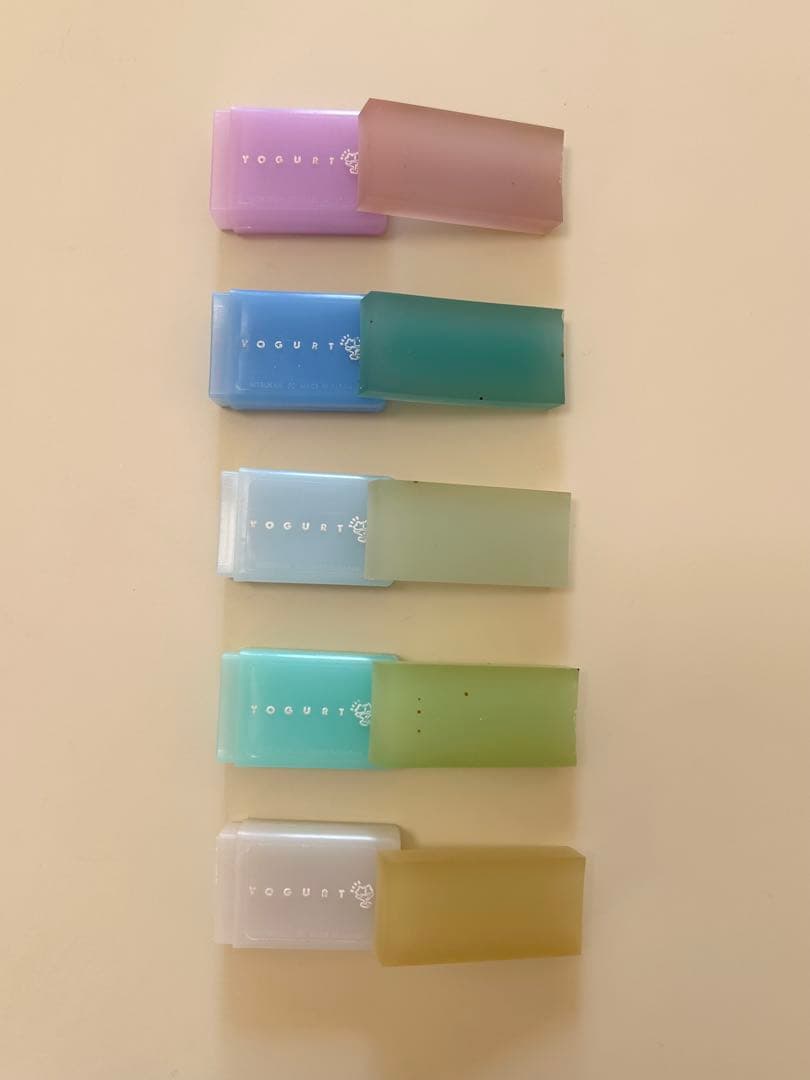 昭和レトロ　MITSUKAN YOGURT 消しゴム　ファンシー