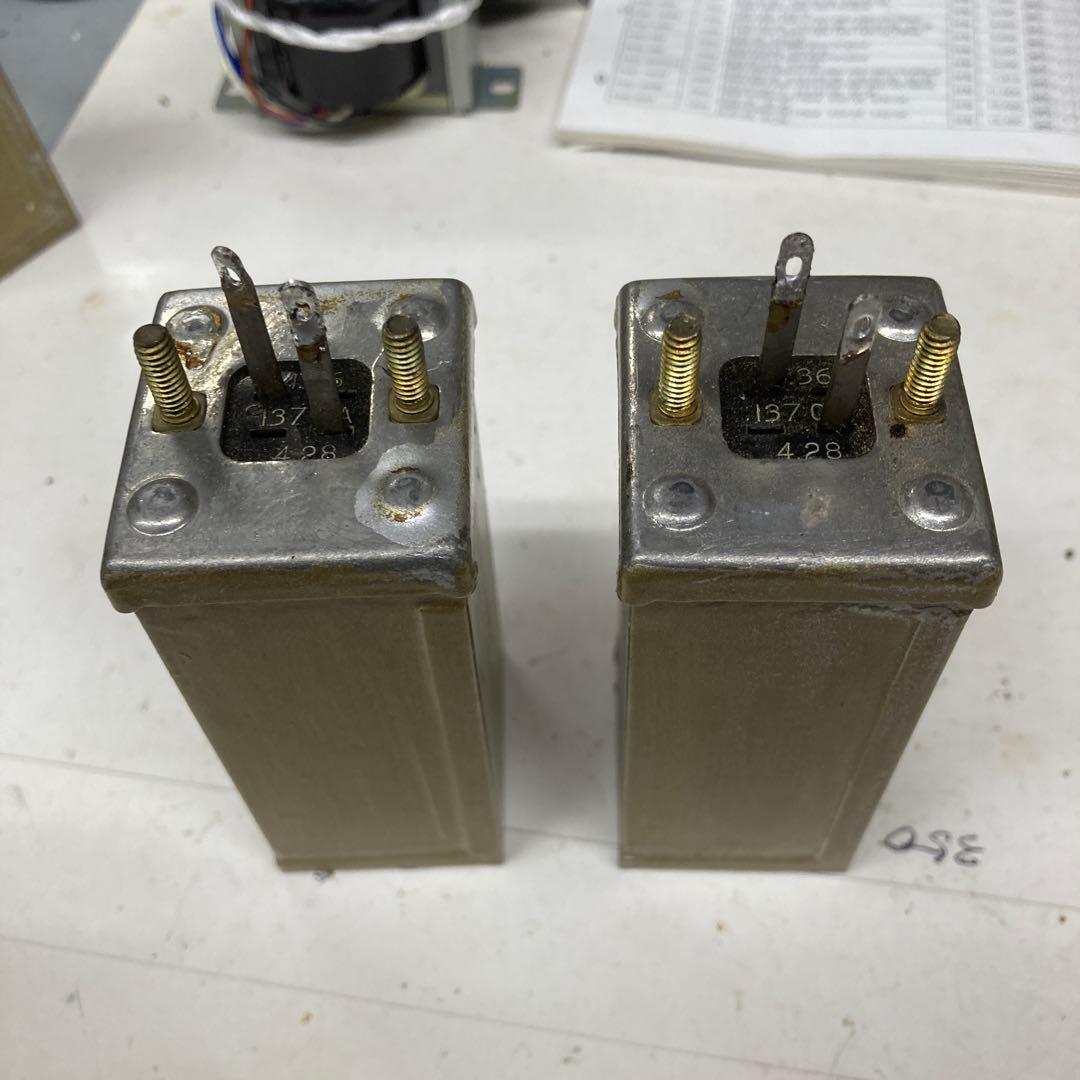 WESTERN　ELECTRIC　137QA コンデンサー　中古品　2本　測定済