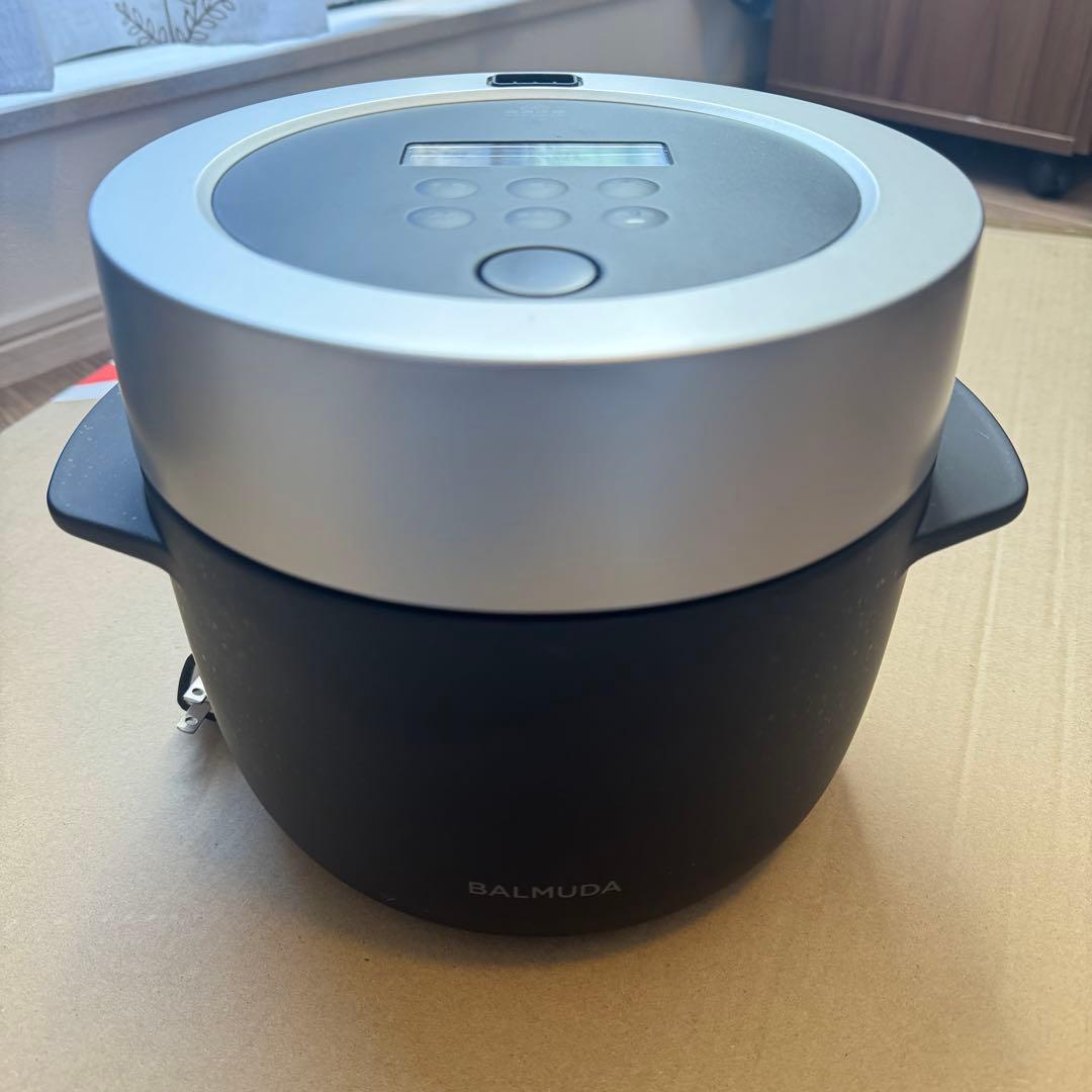【美品】BALMUDA The Gohan K03A-BK 炊飯器 3合炊き
