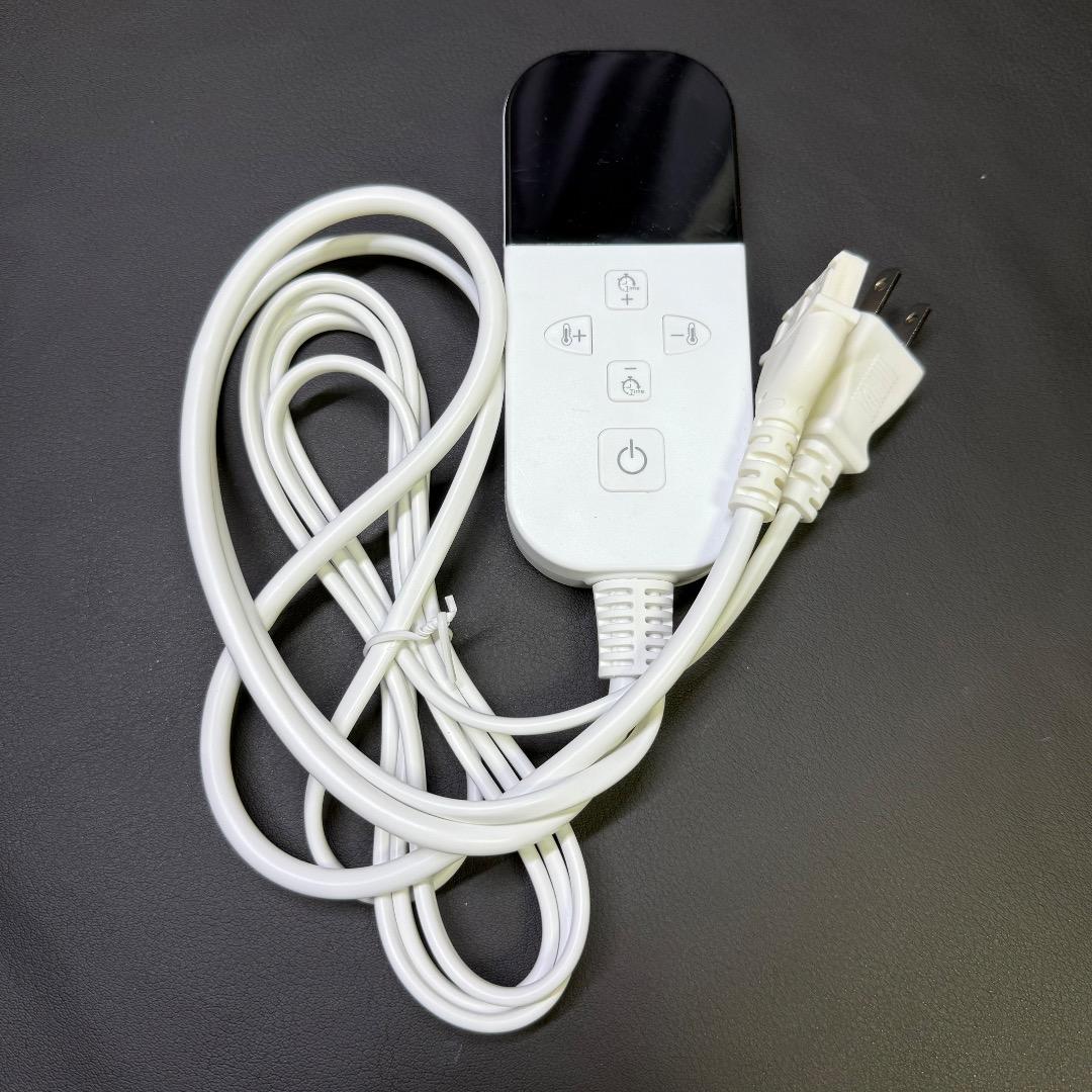 ◉H右横1002 未使用保管品 電気毛布 コントローラー付き 毛布 3点まとめ