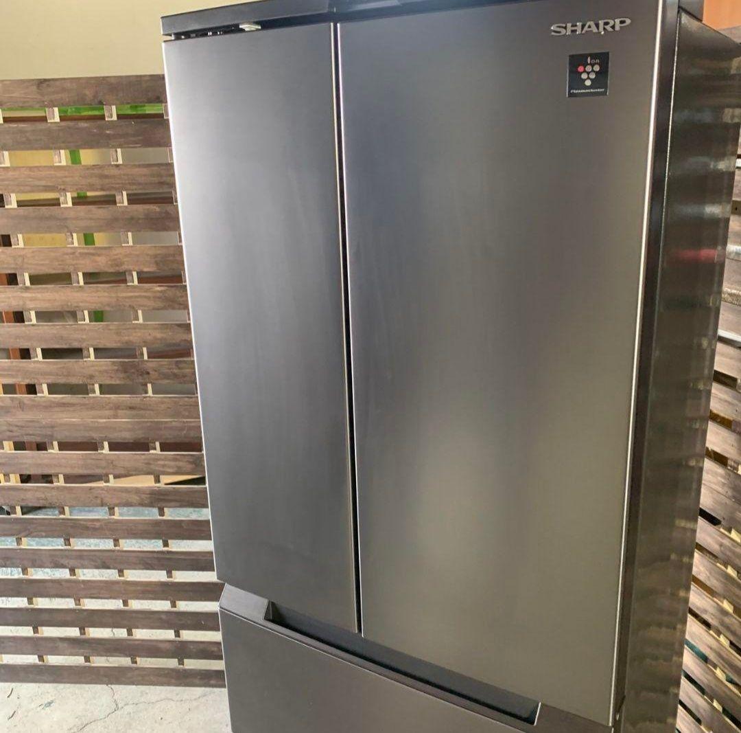H932R\" SHARP 457L 6ドア 冷蔵庫 SJ-MF46J-H