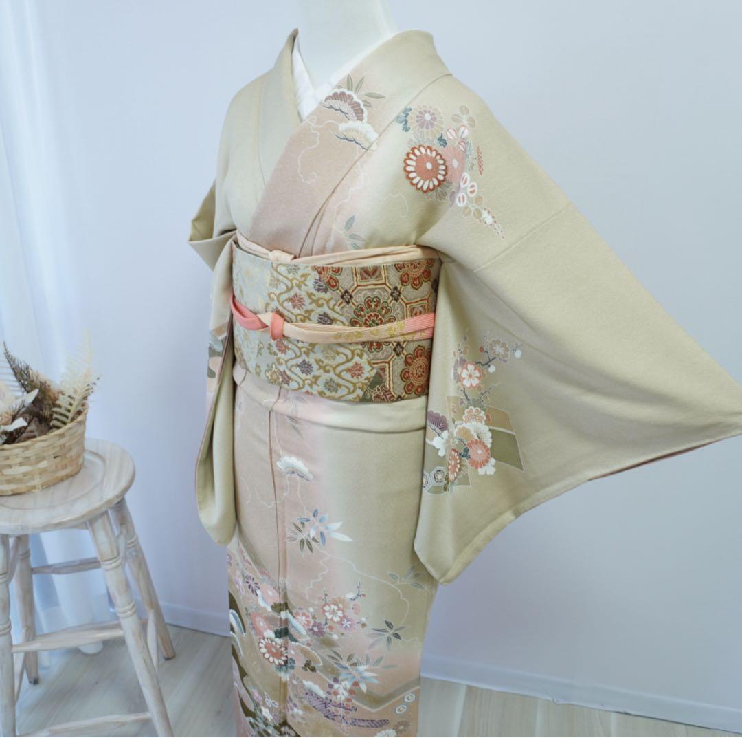 訪問着 フルセットa424i 七五三　入学式　お宮参り　結婚式　一つ紋