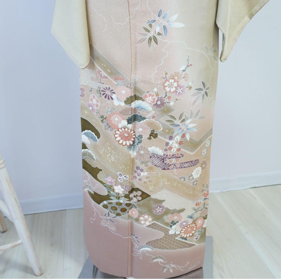 訪問着 フルセットa424i 七五三　入学式　お宮参り　結婚式　一つ紋