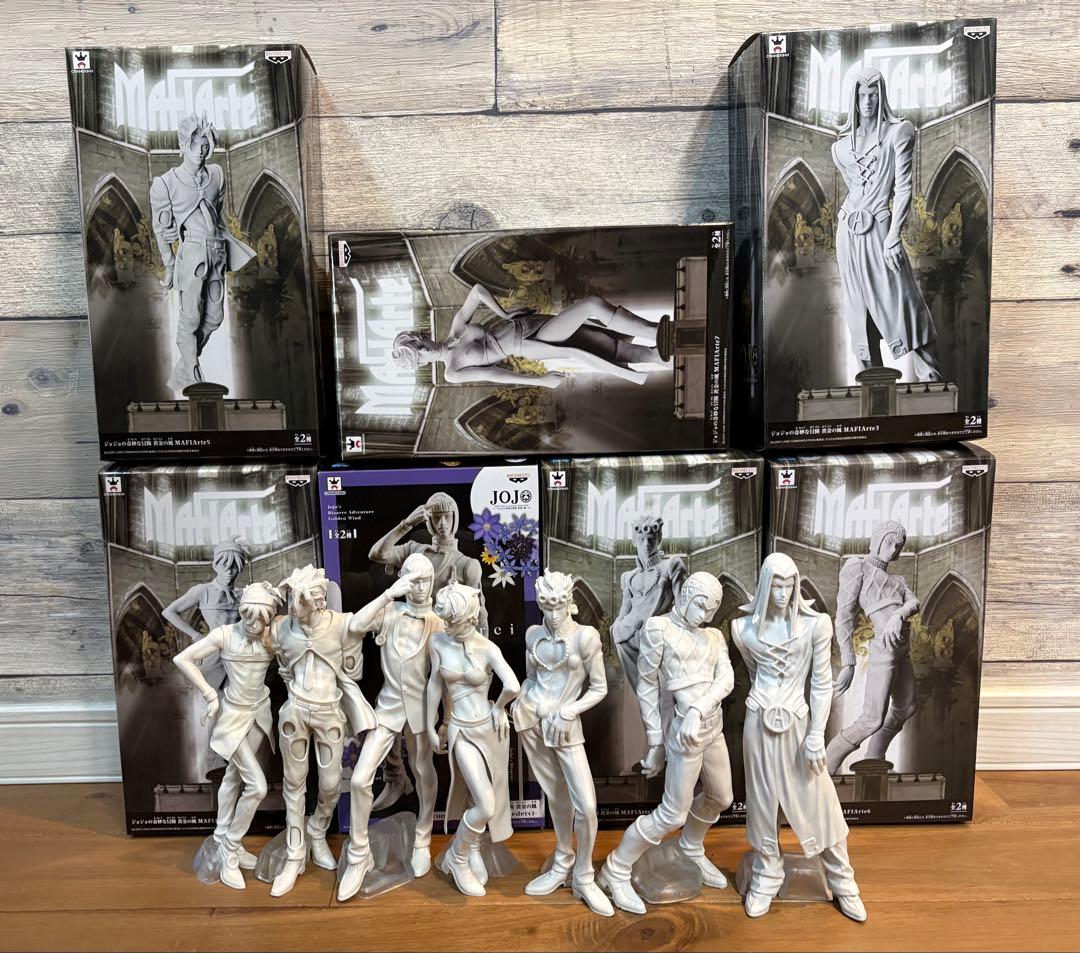 ジョジョの奇妙な冒険 石膏カラー フィギュア11体＋おまけ1体 計12体セット