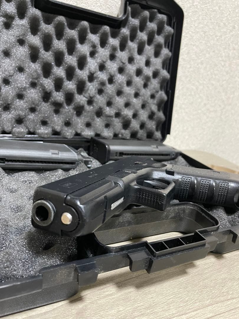 KSC GLOCK グロック 予備マガジン2本 ハードケース ガスガン