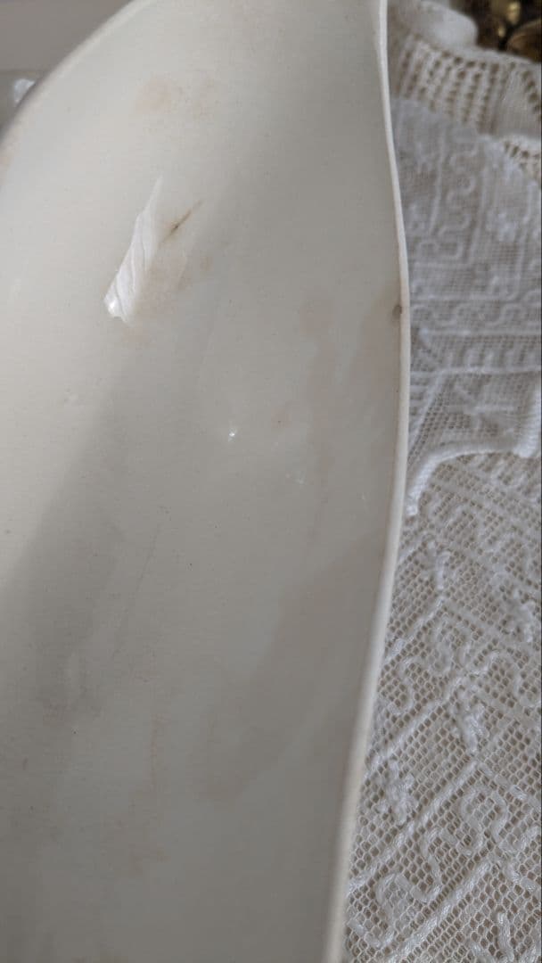 サルクミンヌ窯 白いソーシエール フランス アンティーク