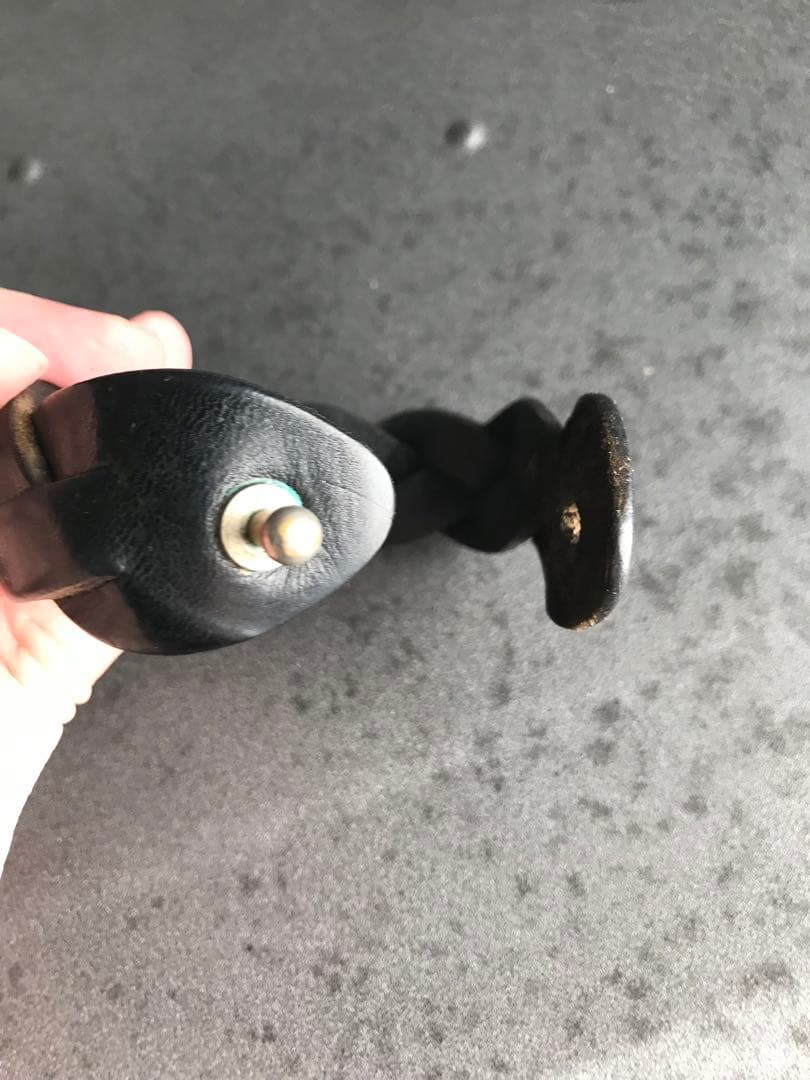 フ*コ様 マルジェラ 初期 本人期 レザー編み込みブレスレット