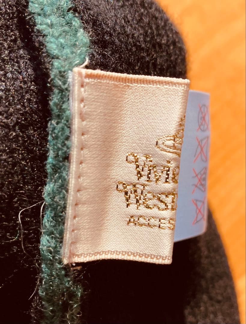 とのちゃん様 Vivienne Westwood ニット帽 オーブ柄 グランジ