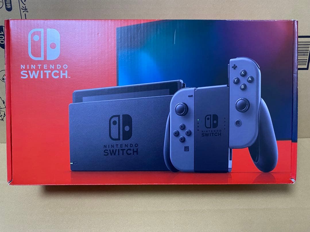 美品　Switch グレー 本体 　動作確認済　付属品完品