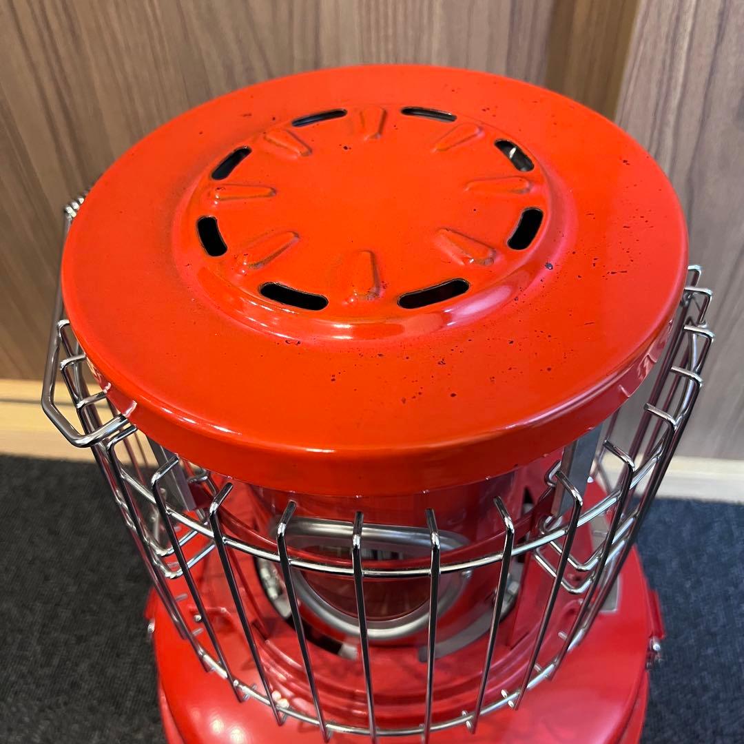 センゴクアラジン ポータブルガスストーブ レッド 収納ケース付