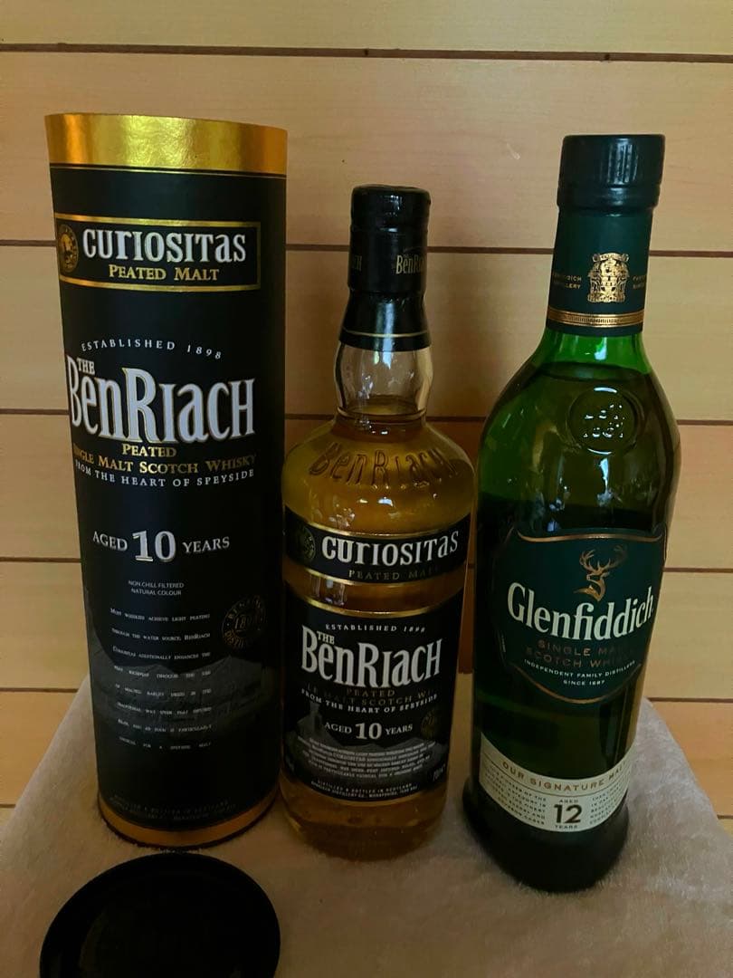 BenRiach Curiositas 10年 Glenfiddich 12年