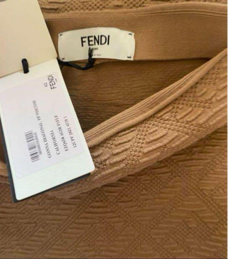FENDI ベージュ タイトスカート 42