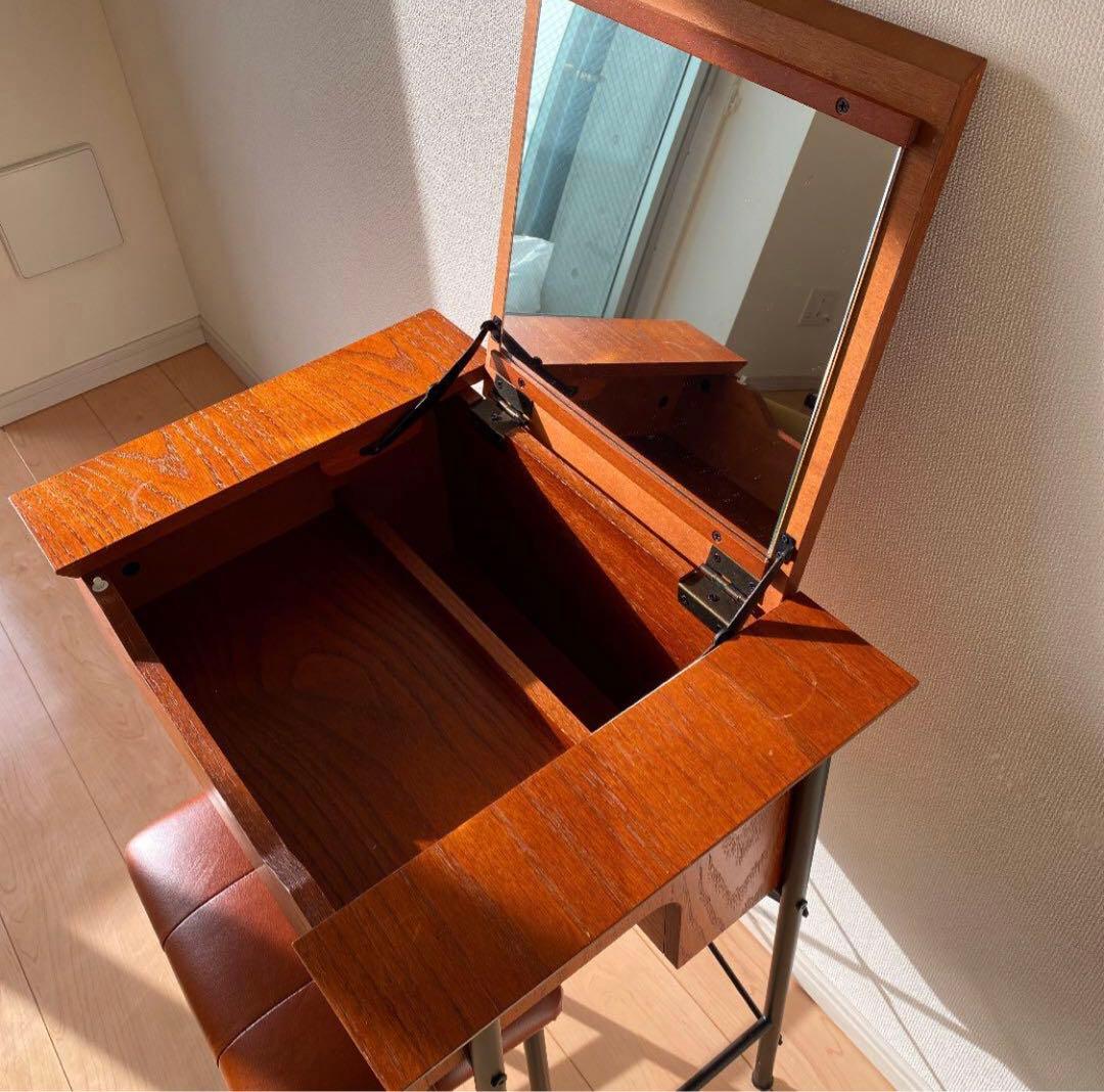 ニコアンド 木製ドレッサー・イス niko and …