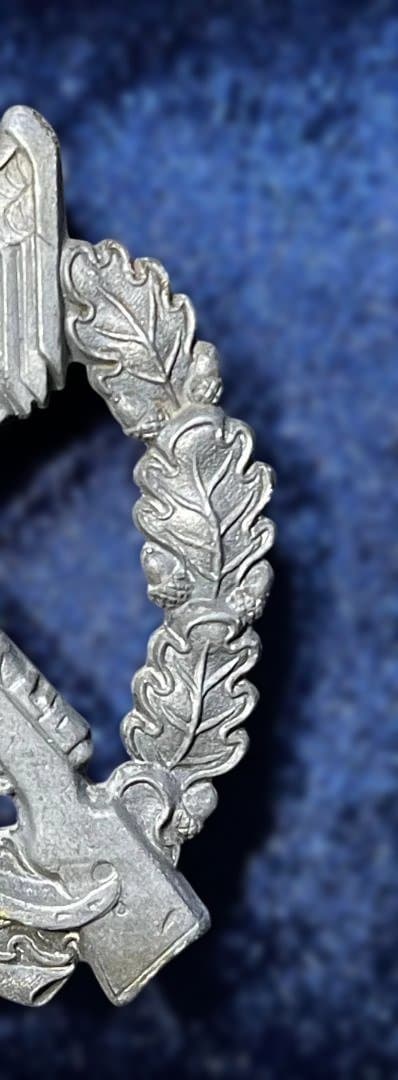 WW2　ドイツ軍　実物　歩兵突撃章　銀章