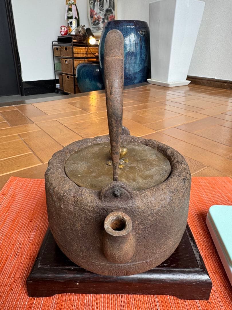 鉄瓶 高さ23cm 水漏れなし