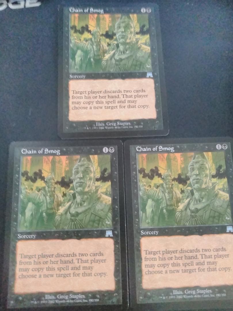 煙霧の連鎖/Chain of Smog(ONS) 3枚セット