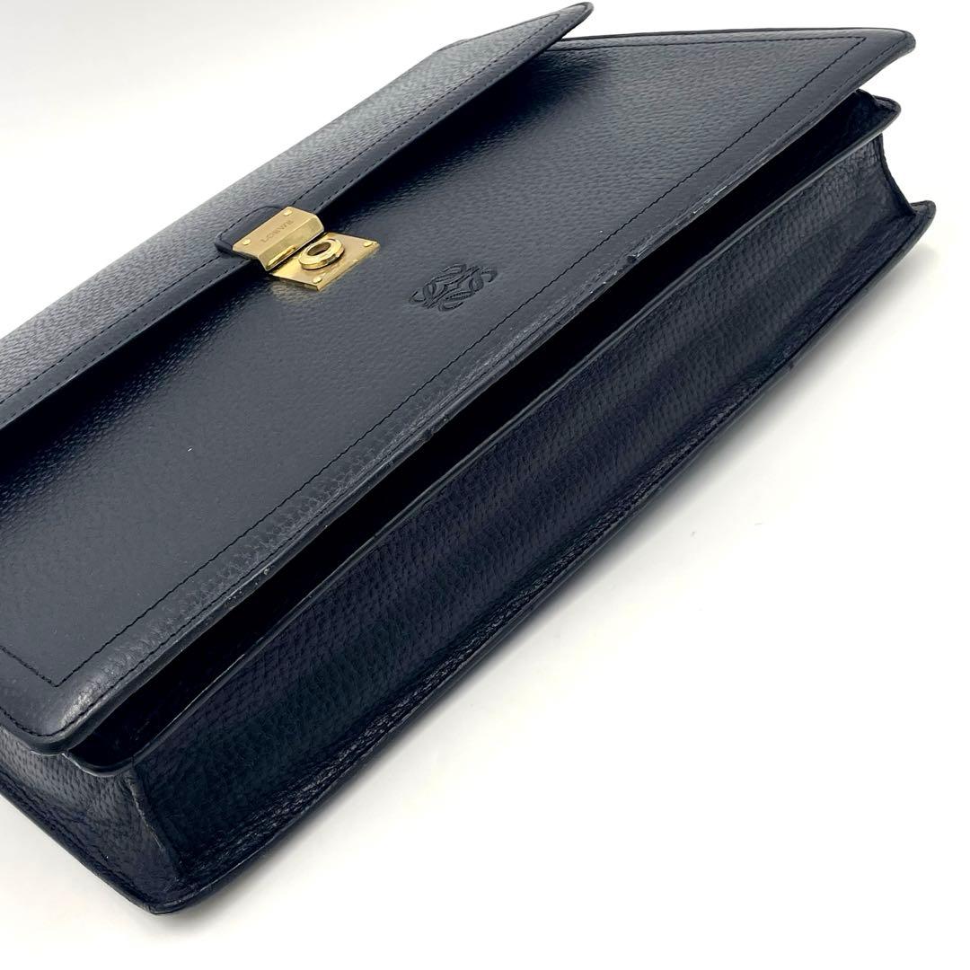 【極美品】LOEWE ロエベ アナグラム ビジネスバッグ ブリーフケース 通勤