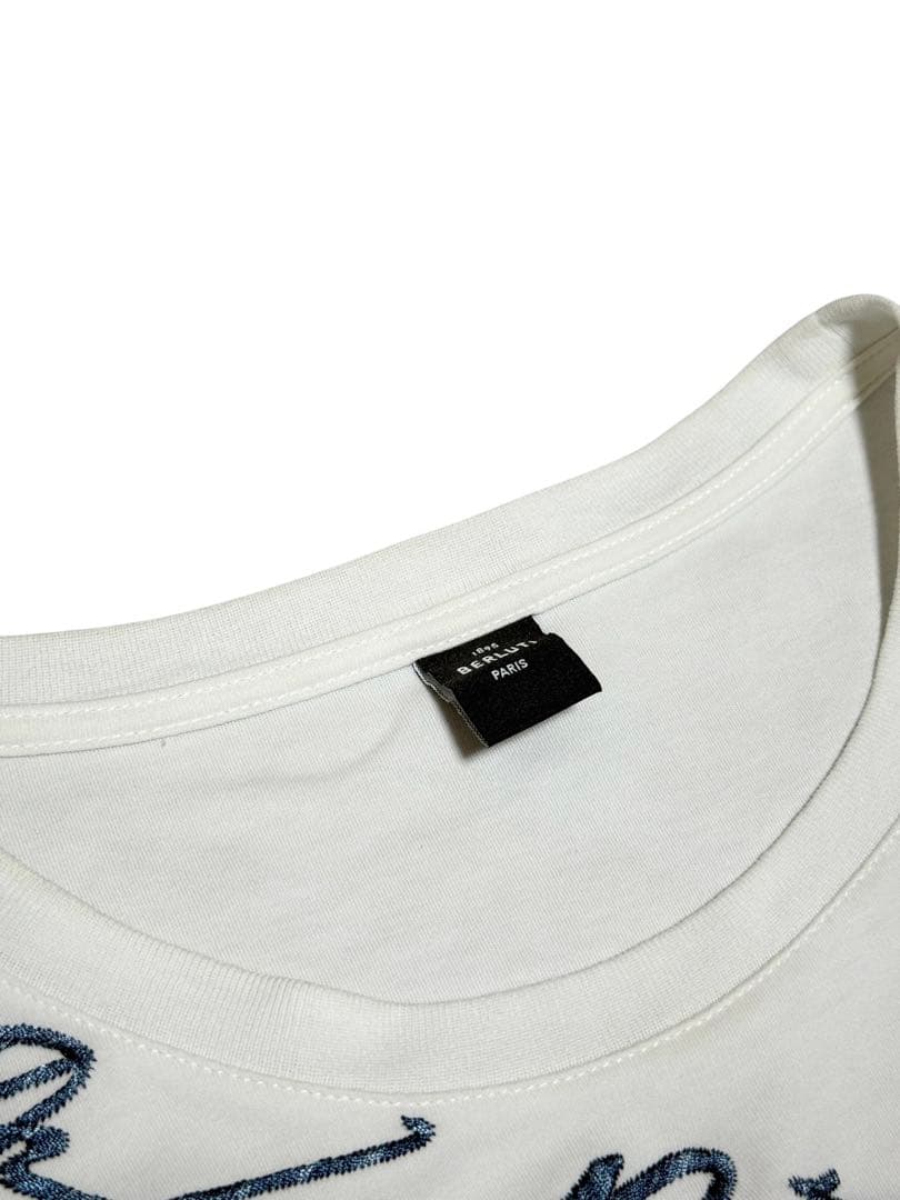 BERLUTI カリグラフィ 刺繍Tシャツ
